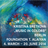 2014年·柏林“颜色中的音乐”个人艺术展·3月4日~6月17日