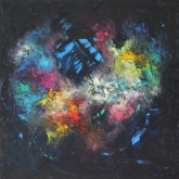 light-in-the-night-75x75cm-oil-on-cannvas-kristina-sretkova-sofia-2014