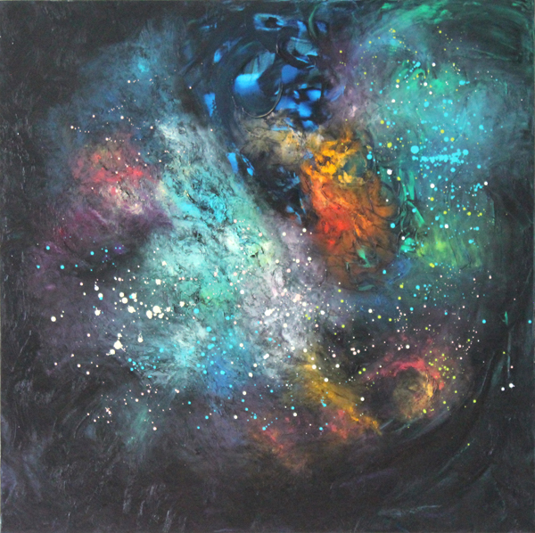 cosmic-gate-90x90cm-oil-on-canvas-kristina-sretkova-sofia-2014