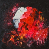 red-passion-90x90cm-oil-on-canvas-kristina-sretkova-sofia-2011