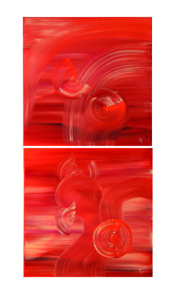 vivid-love-iii-together-40x80-oil-on-canvas-kristina-sretkova-berlin-2011